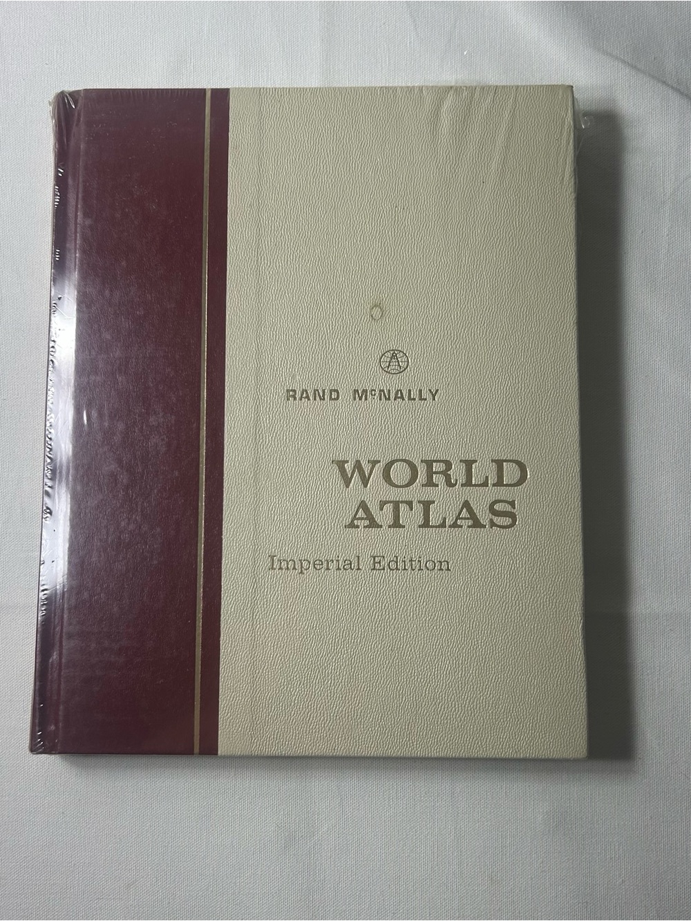 Vintage Rand McNally World Atlas Imperial Edition Hardcover Factory Sealed
